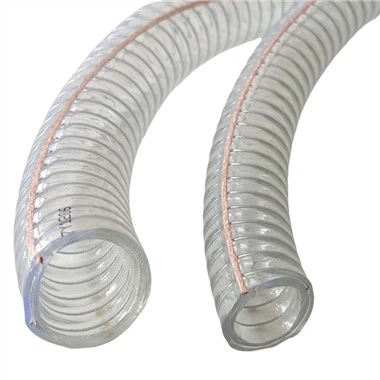 Σωλήνας ενισχυμένος με αντιστατικό σύρμα από χάλυβα υψηλής θερμοκρασίας από PVC